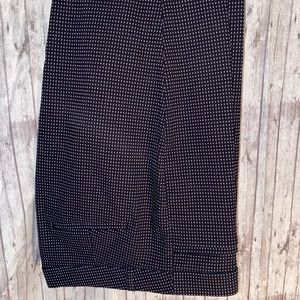Banana Republic Sloan Pants Black and Cream